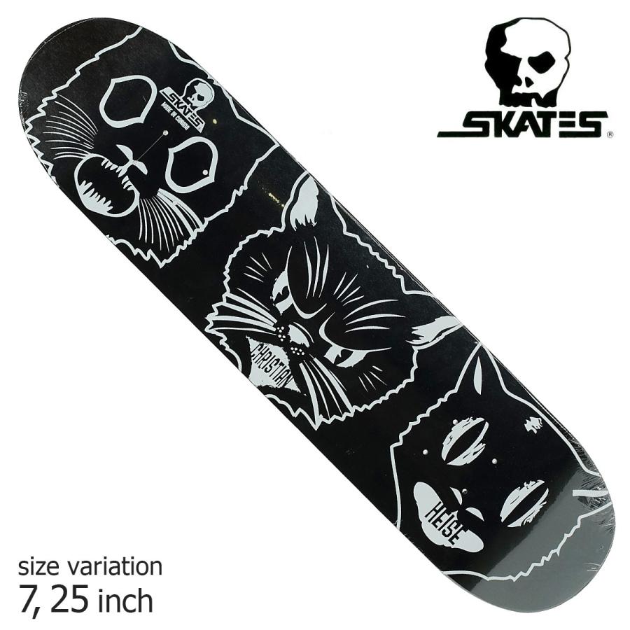 新品未使用！ SKULL SKATES スケートボードデッキ カナダ製 SKULL SKATES CHRISTIAN HEISE CATS DECK デッキ キッズ スケボー