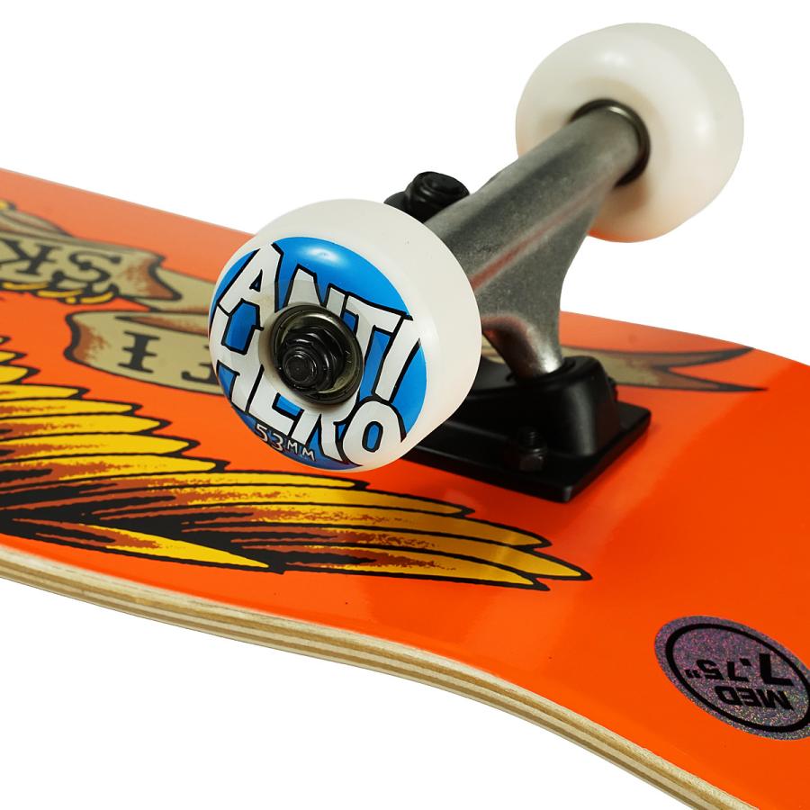 ANTIHERO CLASSIC EAGLE COMPLETE ORANGE 7.75 inch Skateboard アンチ