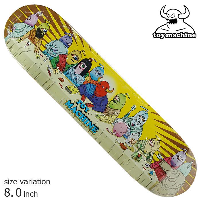 TOY MACHINE LAST SUPPER 8.0 デッキ スケボー トイマシーン ストリート SK8 sd1356CRASS