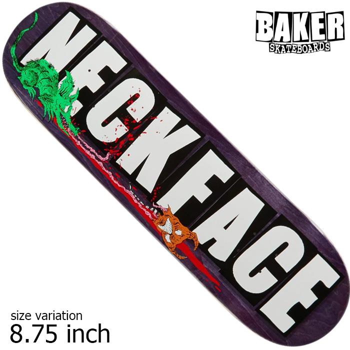 BAKER（ベイカー） デッキ スケボー NECKFACE TOXIC RATS 8.75inch