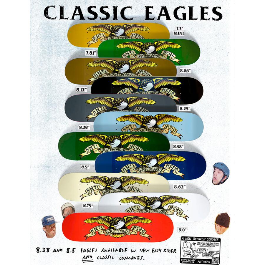 ANTIHERO スケボー デッキ アンチヒーロー CLASSIC EAGLE ANTIHERO スケボー デッキ アンチヒーロー CLASSIC EAGLE