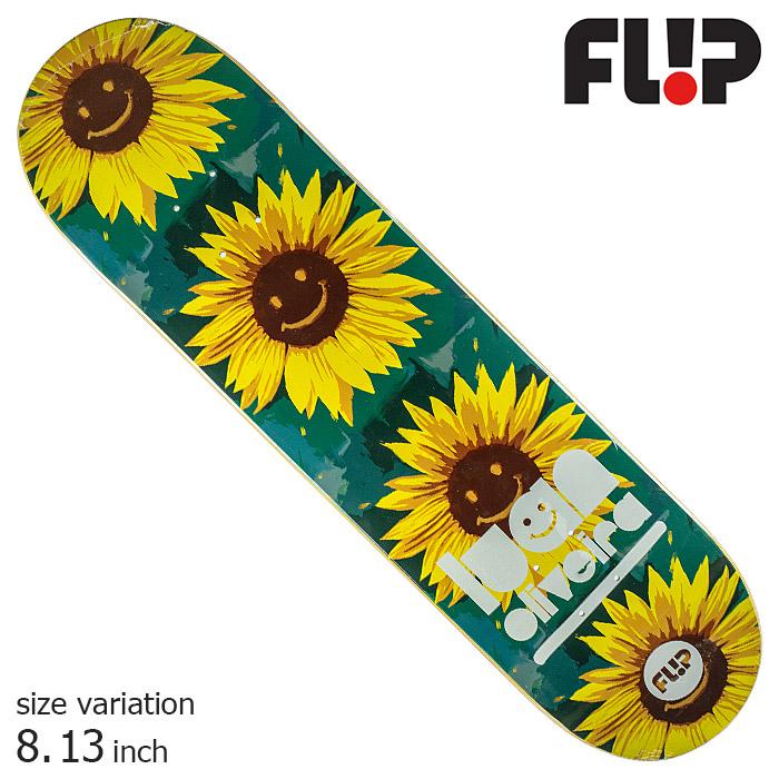 FLIP FLOWER POWER OLIVEIRA 8.13 inch フリップ デッキ スケボー 