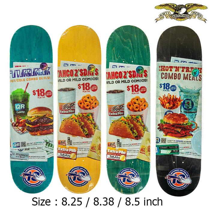 ANTIHERO TONY TRUJILLO INFECTIOUS WASTE GREEN BLUE BROWN 8.06inch スケートボード スケボー デッキ SKATEBOARD アンタイ ヒーロー アンチ ヒーロー｜crass