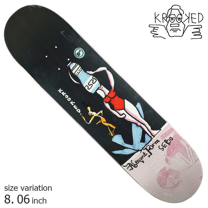 KROOKED SEBO WALKER VASE 8.06 inch デッキ スケートボード スケボー