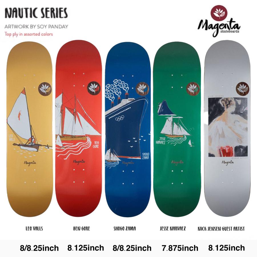 MAGENTA SU25 NAUTIC SERIES マゼンタ デッキ スケートボード スケボー