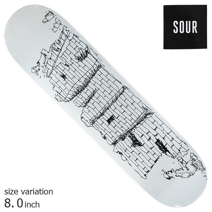 SOUR SourArmy/Working 8.0 inch スケートボード デッキ サワー