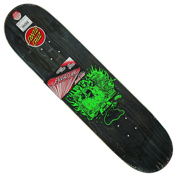 Planche De Skate Santa Cruz Everslick 8.25 Hand Crew – Design Braun, 21 Cm De Large, Neuve Sous Blister