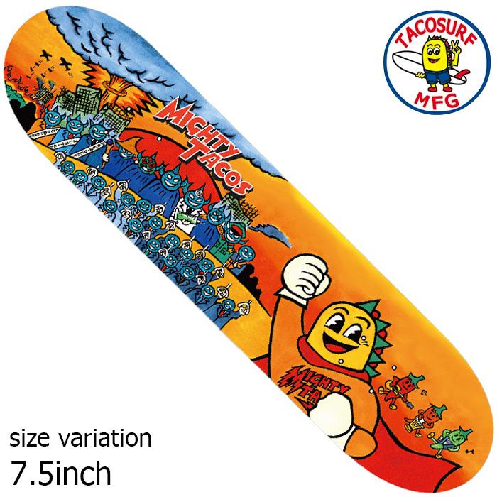 TACOSURF MFG タコサーフ デッキ スケボー War game 7.5 inch スケート