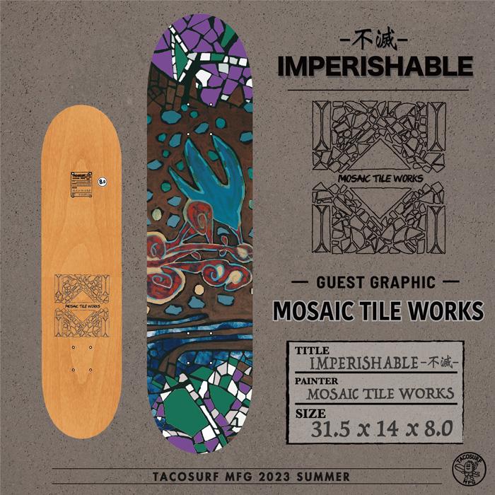 新品TACOSURF スケートボードデッキ 8.0インチ 新品TACOSURF スケートボードデッキ 8.0インチ 【公式通販】