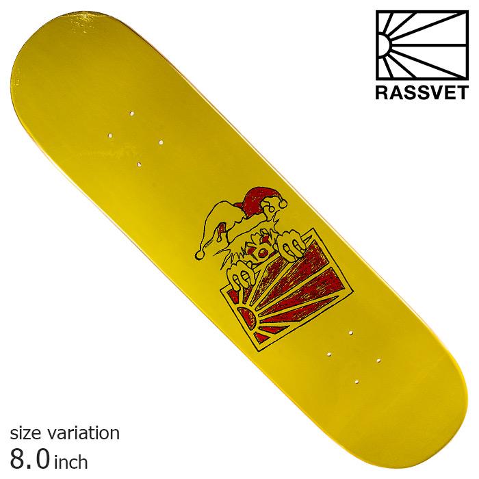 RASSVET (PACCBET) スケートボードデッキ RASSVET ラスベート デッキ スケートボード スケボー UNISEX CLOWN