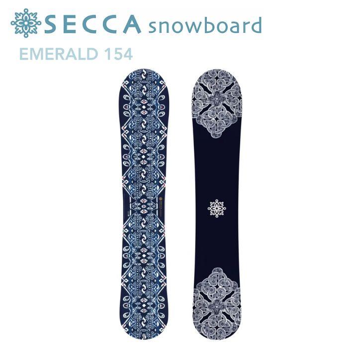 25-26 SECCA EMERALD セッカ エメラルド スノーボード 板 レディース
