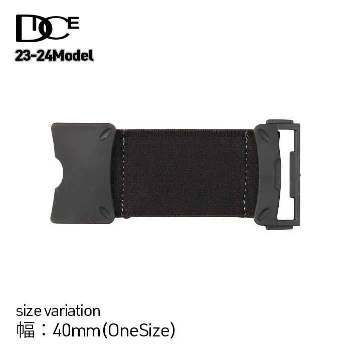 DICE（ダイス） 23-24 DICE BH-9 ベルトクリップ BLACK スノーゴーグル