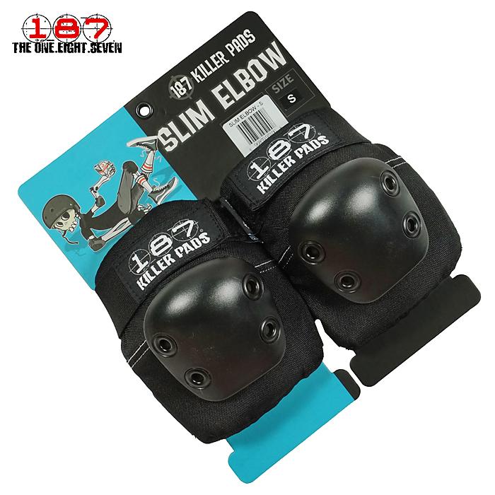 プロテクター 187 KILLER PADS SLIM ELBOW XS S M L XL スケートボード キラーパッド セーフティーパッド ストリート エルボーパッド スリム 肘パッド