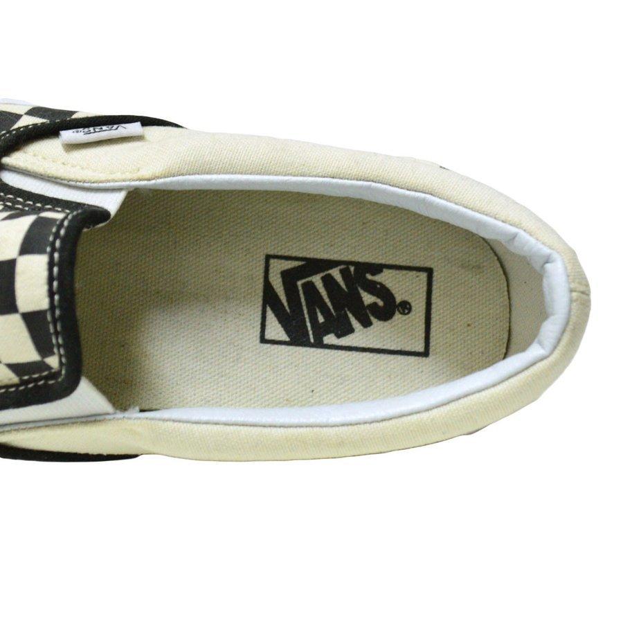 VANS スニーカー スリッポン バンズ オールドスクール classic SLIP ON CHECKEN WHITE スケボー レディース メンズ スケシュー | VANS | 04