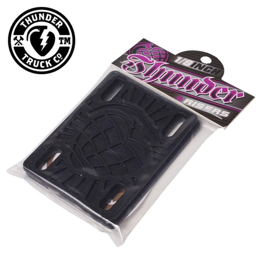 THUNDER TRUCK ライザーパッド RISER PAD 1/8inch BLACK サンダー トラック パーツ スケボー SK8