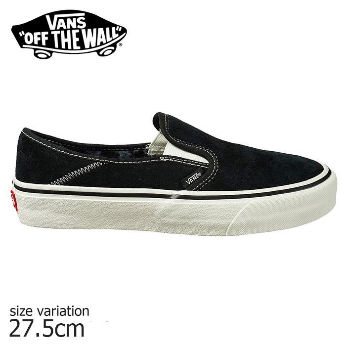 black slip on vans for girls