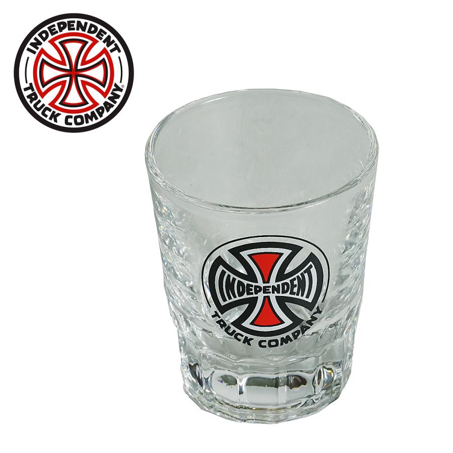 INDEPENDENT SHOT GLASS ロゴ ショットグラス インディペンデント｜crass