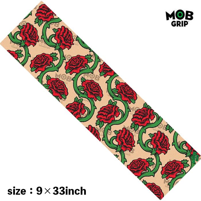 MOB GRIP モブ グリップ デッキテープ スケボー サンタクルズ 透明 クリア SANTA CRUZ DRESSEN ROSE VINE