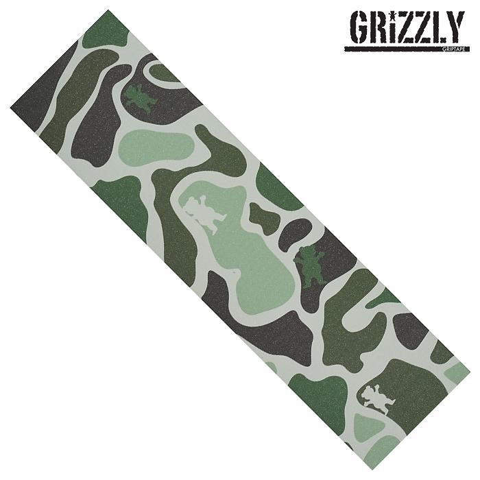 GRIZZLY BACKWOODS CAMO GRIPTAPE グリズリー グリップテープ デッキ