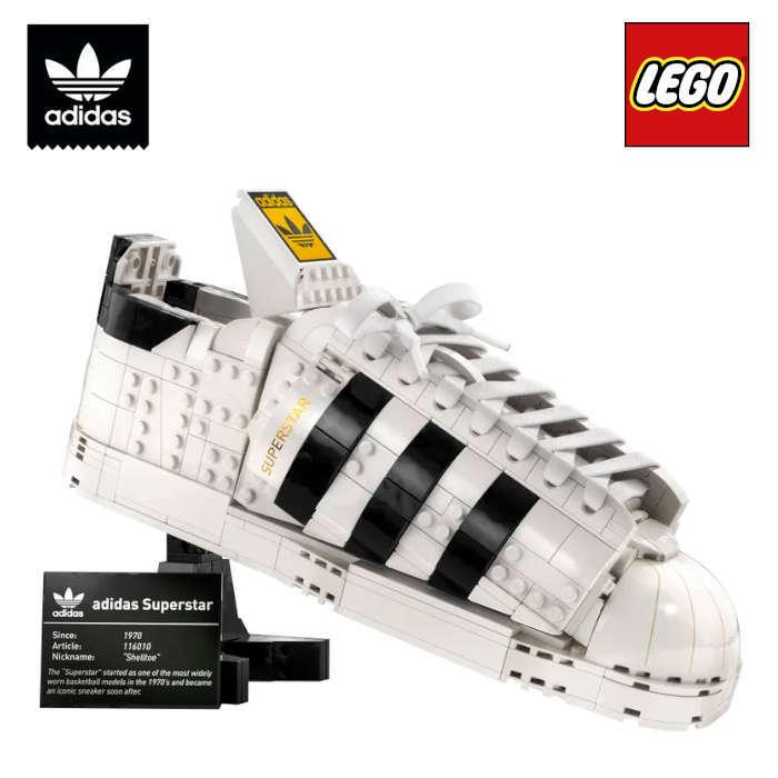 Ynkelig medaljevinder ketcher LEGO × Adidas SUPERSTAR WHITE BLACK レゴ アディダス オリジナル スーパースター レゴブロック インテリア 組立て  ギフト :so1511:CRASS ONLINE STORE - 通販 - Yahoo!ショッピング