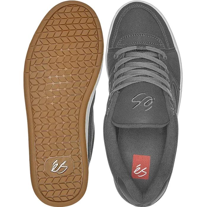 es スニーカー エス スケボー 靴 ACCEL アクセル BLACK/BLACK/RED