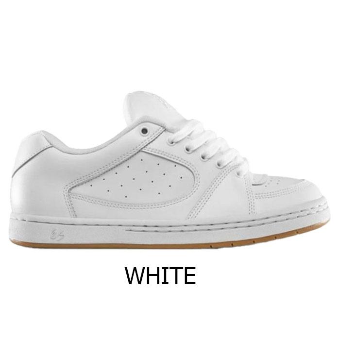 es スニーカー エス スケボー 靴 ACCEL WHITE BLACK BLACK/WHITE