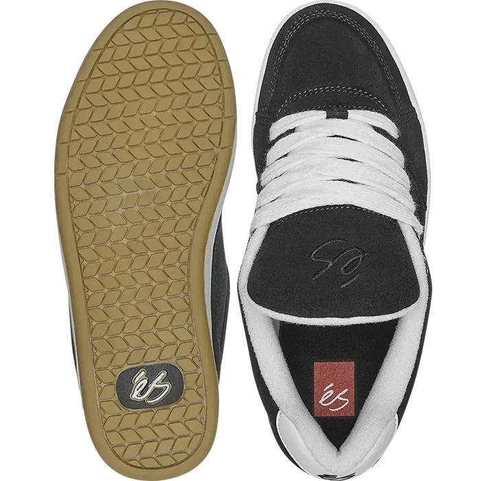 es スニーカー エス スケボー 靴 ACCEL WHITE BLACK BLACK/WHITE