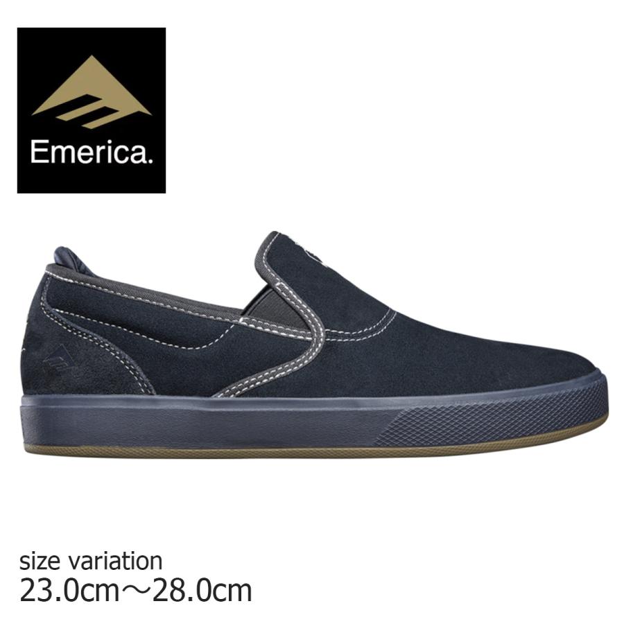 Emerica（エメリカ） emerica WINO G6 SLIP CUP NAVY スリッポン 