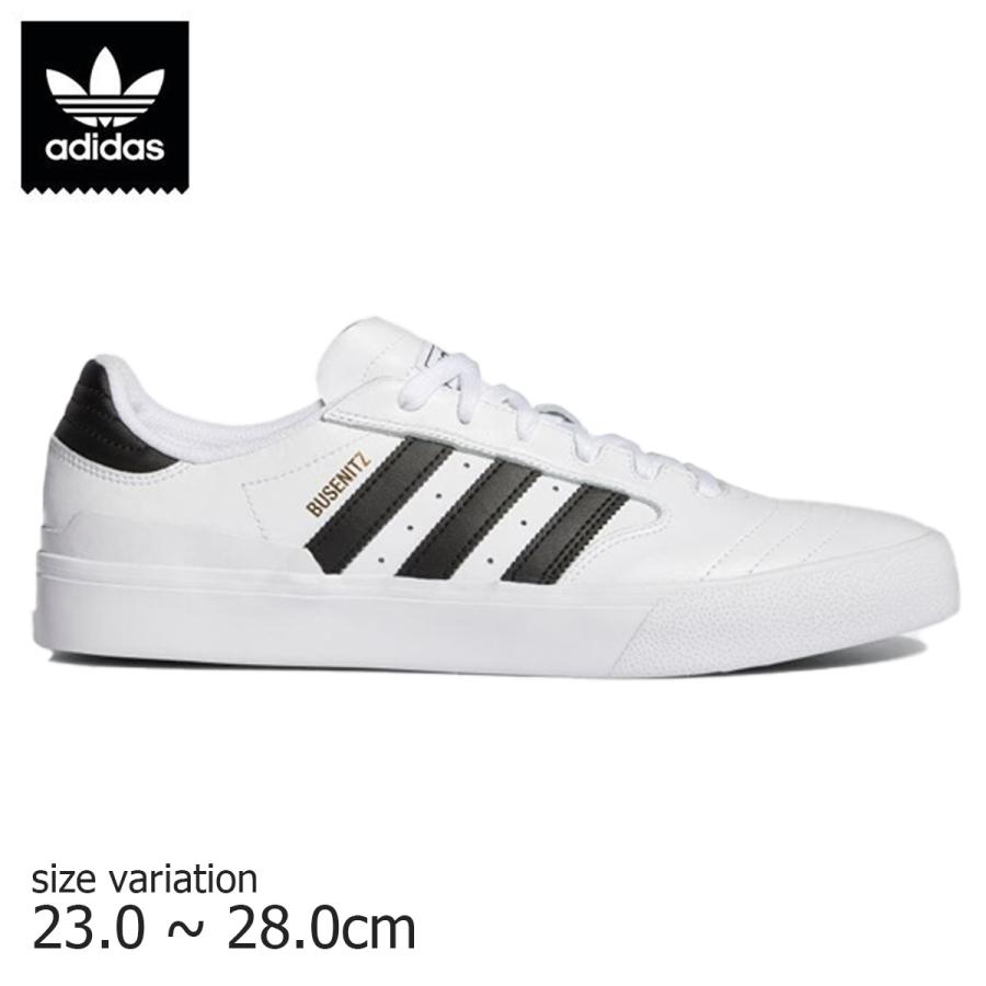 ADIDAS SKATEBOARDING BUSENITZ VULC 2 21SP WHT/BLK アディダス スニーカー ガゼル プロモデル スケボー スケシュー SK8 靴｜crass