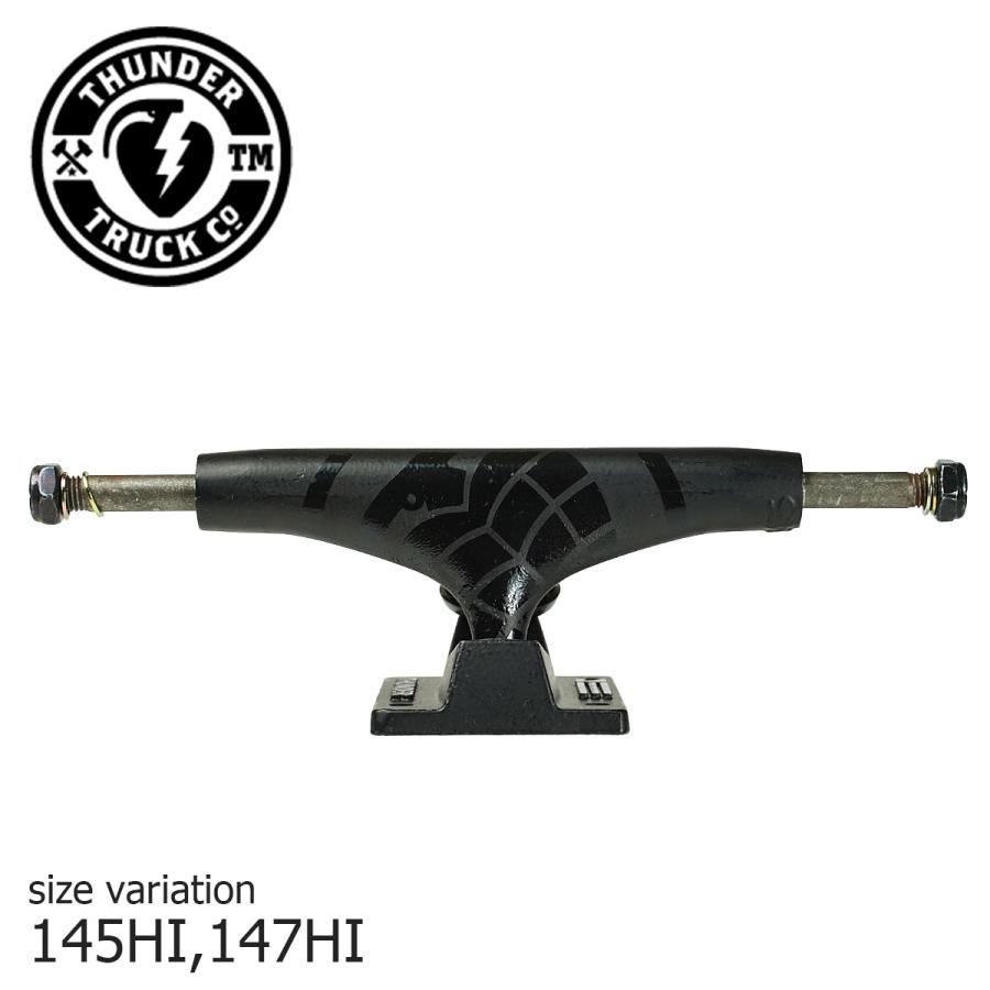 THUNDER SONORA 145 HI サンダートラック スケボー THUNDER TRUCK SONORA TRUCKS BLACK HI サンダー スケートボード