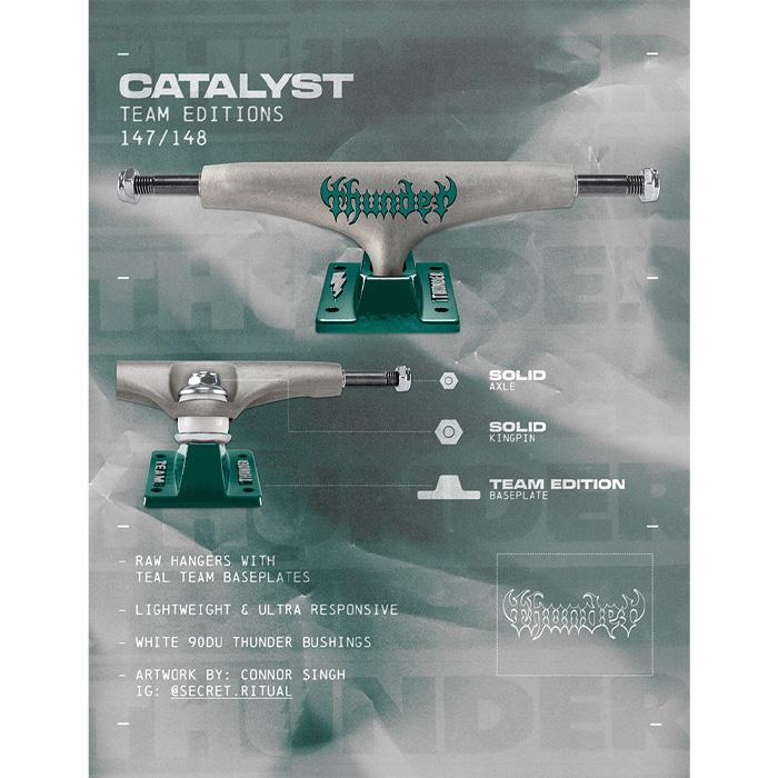 THUNDER サンダー トラック スケボー CATALYST TEAM EDITION 147