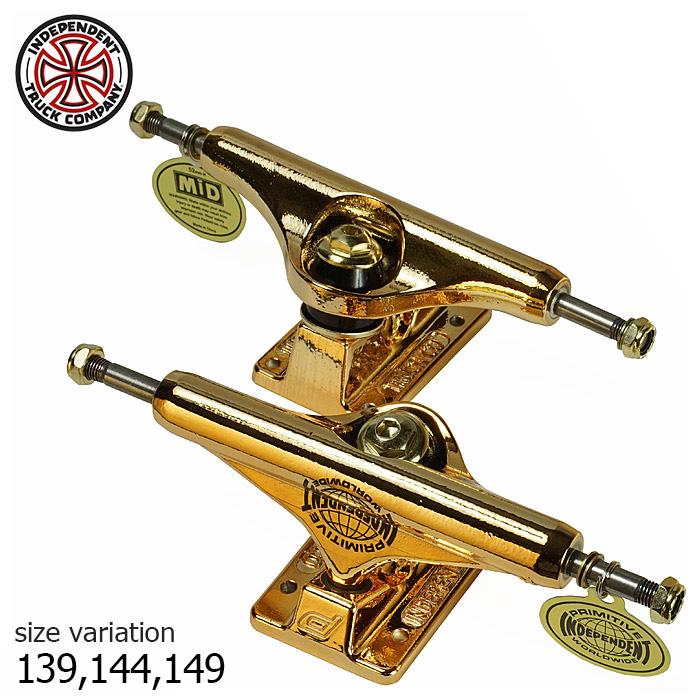 INDEPENDENT TRUCK COMPNY Stage11 PRIMITIVE GOLD MID 139 144 INDEPENDENT TRUCK COMPNY Stage11 PRIMITIVE GOLD MID 139 144