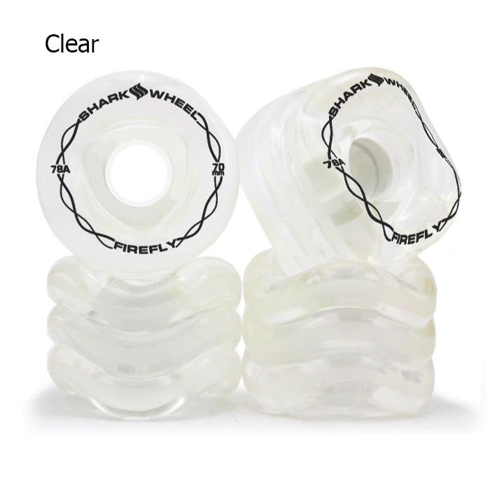 23☆新品 未開封☆ シャークウィール 72mm 78a クリア グリーン Amazon | クルージング用 SHARK WHEEL SOFT WHEEL シャーク