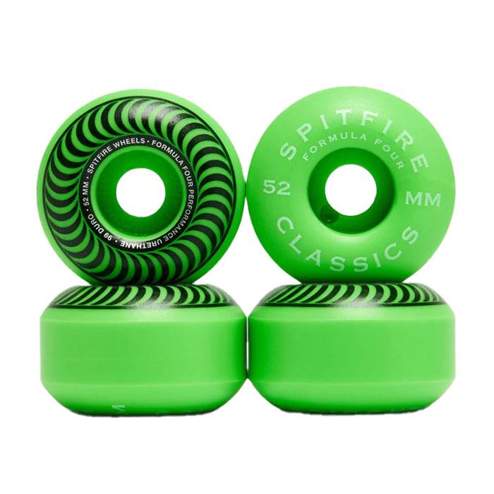 SPITFIRE WHEELS SPITFIRE F4 99D CLASSICS NEON GREEN スケボー