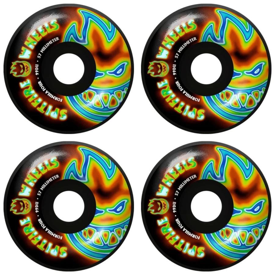 スケートボード SPITFIRE F4 RADIOACTIVE BIGHEAD 99d/54mm SPITFIRE WHEELS SPITFIRE スピットファイヤー スケボー ウィール