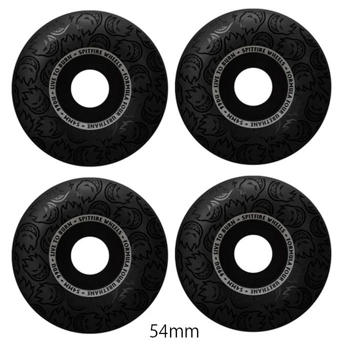 SPITFIRE WHEELS F4 101D BLACKOUT RADIAL 52 54 58mm スピット