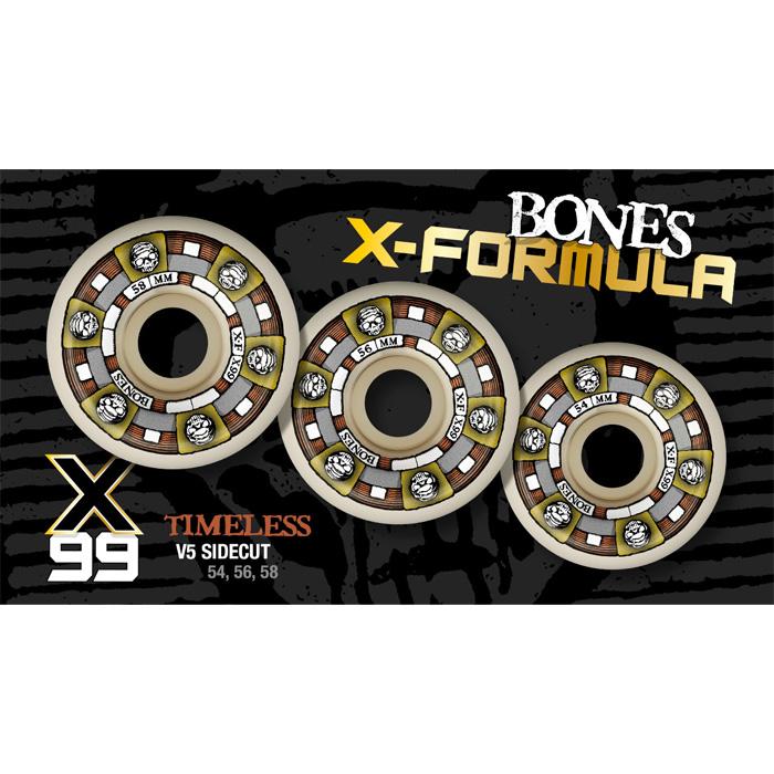 BONES ハード ウィール ボーンズ スケボー X-FORMULA TIMELESS 99A V5
