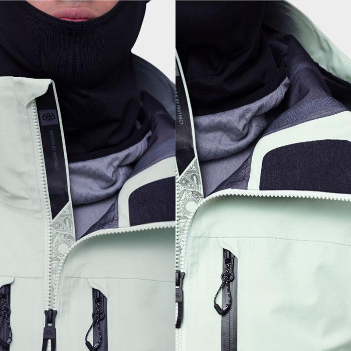 2324 686 GORETEX 3L ATV JACKET ウェア DUSTY SAGE シックスエイトシックス ロクハチロク