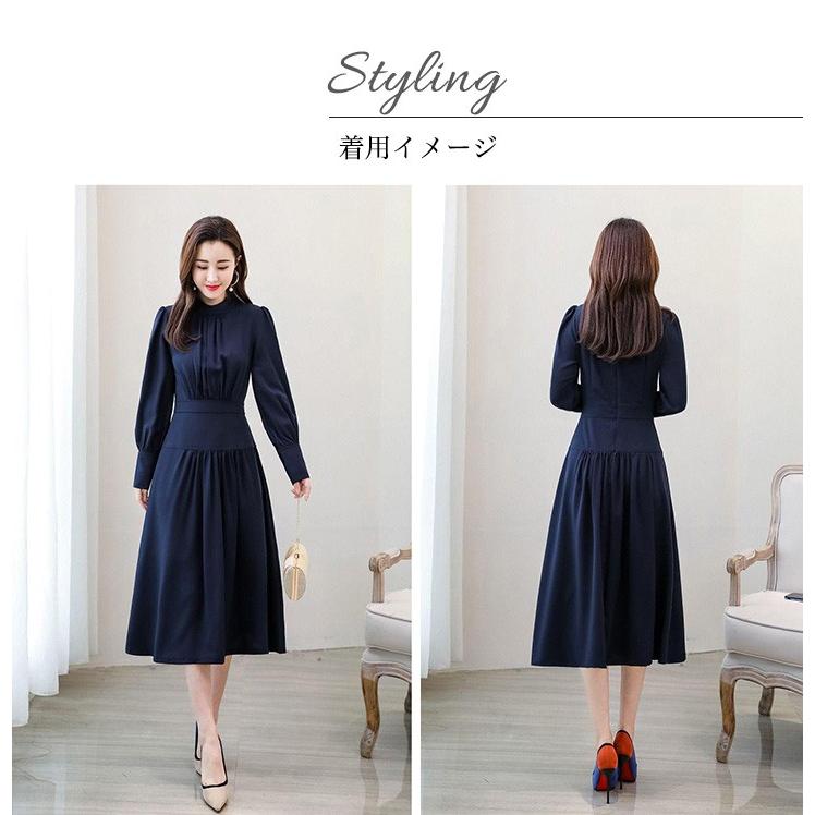 襟付き ワンピース フォーマル 春 夏 レディース 膝下 膝下丈 長め 春服 夏服 襟付き フォーマルワンピース オシャレブラウス カットソー 結婚式 ドレス Eight Ko E 065 Crassula 通販 Yahoo ショッピング