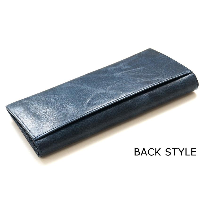 Sale 希少 象皮 被せ長財布/無双 日本製 ブラック/簡易包装・箱なし 長財布 財布 メンズ 日本製 豚革 レザー 小銭入れなし