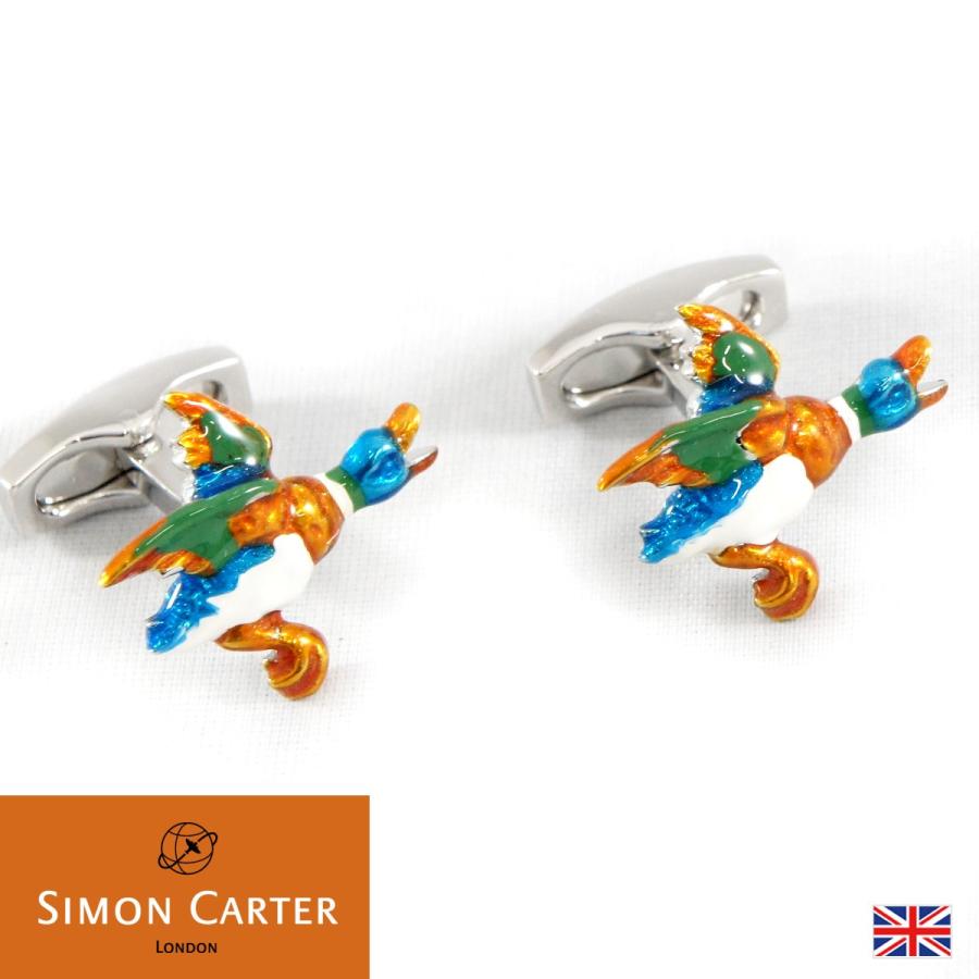 サイモンカーター(Simon Carter) カフスボタン フライング ダック