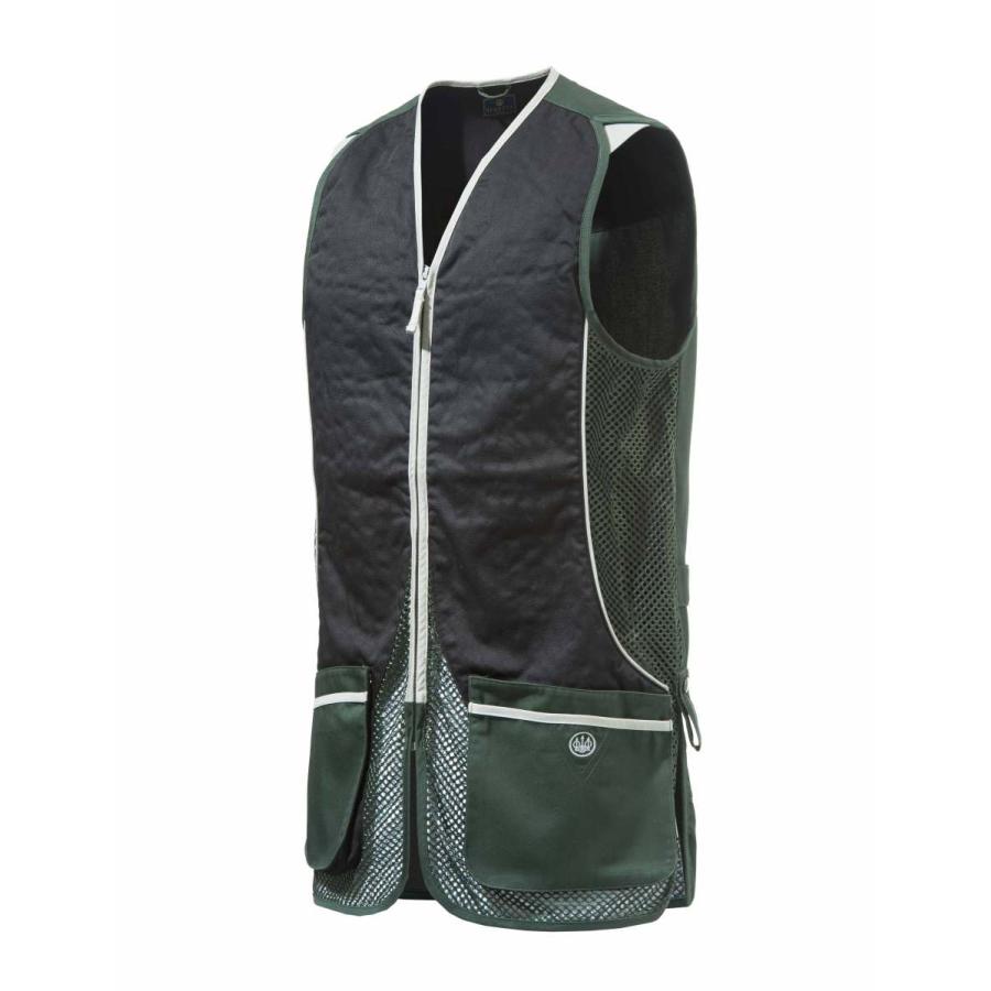 ベレッタ シルバーピジョンベスト（グリーン x ブラック）XLサイズ/Beretta Silver Pigeon Vest - Hunter Green & Jet Black｜crazy-shooter