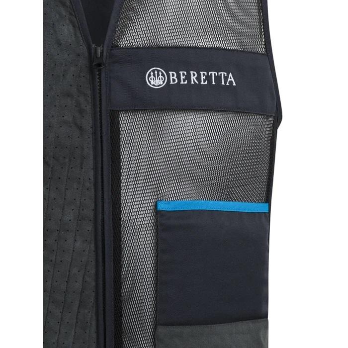 BERETTA（ベレッタ） ユニフォームプロ20.20 ベスト（ブラック＆ブルー