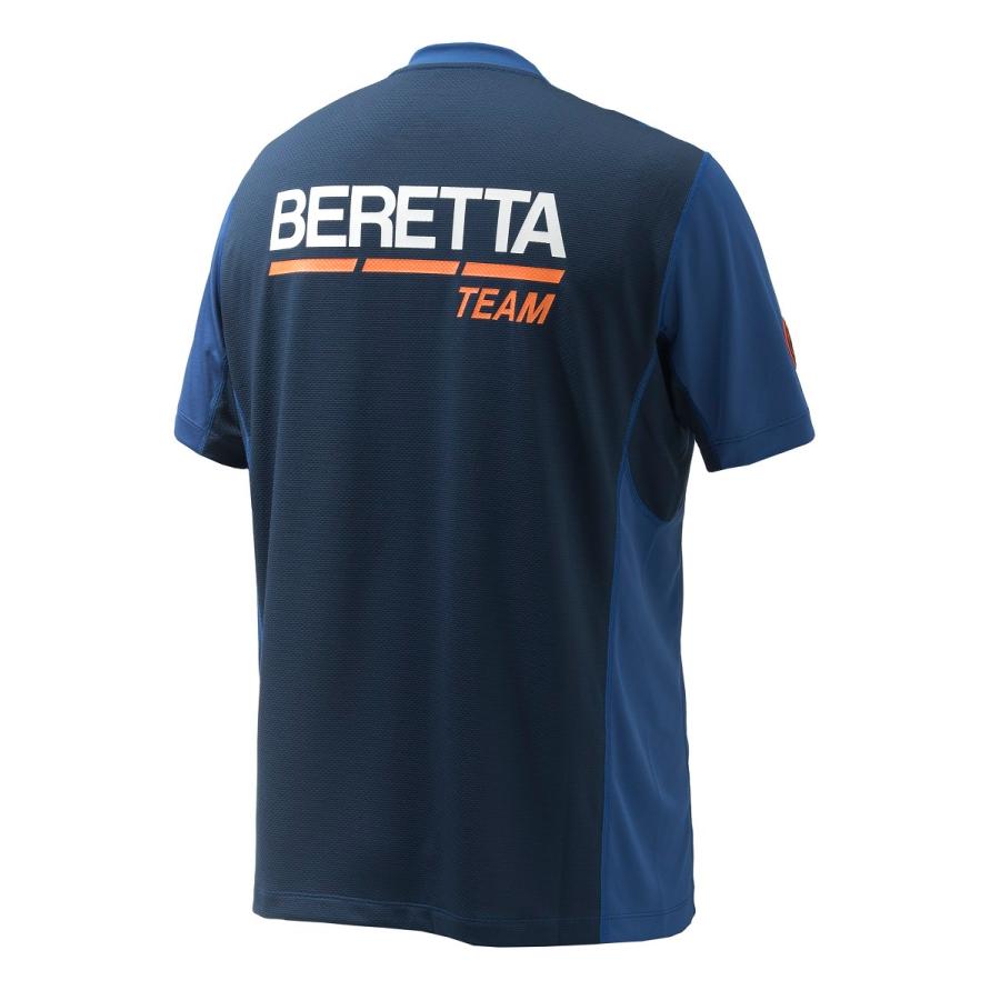 【気質アップ】 Tシャツ（ブルー）/Beretta テック フラッシュ ベレッタ Flash Beretta Blue - Shirt T Tech 半袖