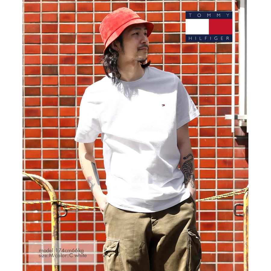 トミー ヒルフィガー Tシャツ メンズ TOMMY HILFIGER Tシャツ メンズ レディース インナー 紳士 綿100 男女兼用  Vネック クルーネック 無地 ブランド メール便｜crazyferret｜13