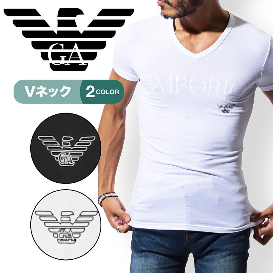 エンポリオ アルマーニ Emporio Armani メンズ Tシャツ Vネック 半袖 ロゴ ブランド Ea かっこいい Cc716 ブランド下着ならcrazy Ferret 通販 Yahoo ショッピング