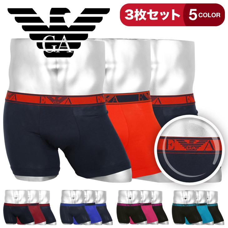 エンポリオ アルマーニ Emporio Armani 3枚セット ボクサーパンツ メンズ 下着 無地 カッコイイ おしゃれ ブランド プレゼント 送料無料 717 ブランド下着ならcrazy Ferret 通販 Yahoo ショッピング