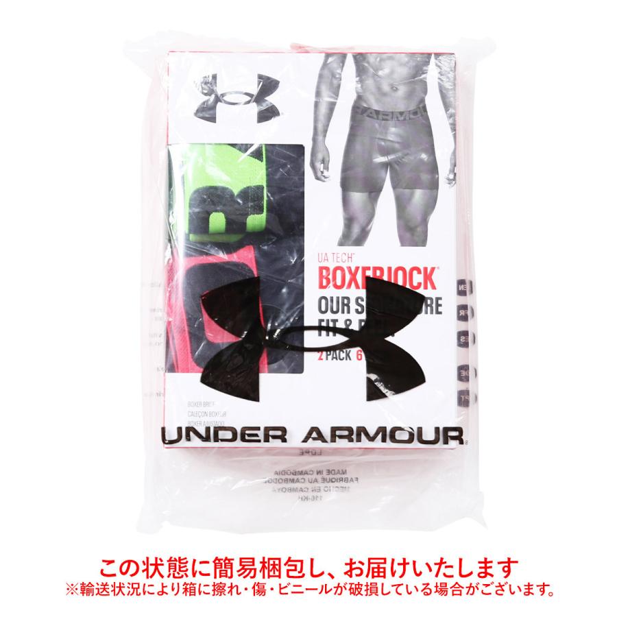 ボクサーパンツ 2枚 セット メンズ 男性 下着 ロング 6インチ アンダーアーマー かっこいい UNDER ARMOUR 長め 吸湿速乾 UA 下着、靴下、部屋着 セール価格 公式 アンダーアーマー UNDER ARMOUR UA メンズ ライフスタイル ボクサーパンツ テック 6インチ ノベルティ アンダーウェア 2枚セット 1363621 ボクサージョック 下着 インナー シームレス メッシュ 通気性 ロゴ 吸汗速乾 抗菌 防臭 スポーツ ジム 運動 部活