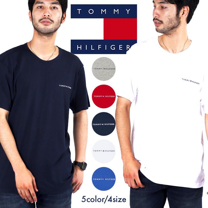 トミーヒルフィガー TOMMY HILFIGER Tシャツ メンズ クルーネック 半袖 ブランド 綿 春 服 父の日｜crazyferret