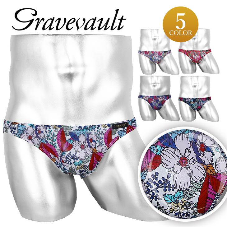 グレイブボールト Gravevault ブリーフ メンズ 下着 パンツ アンダーウェア おしゃれ ツルツル フラワー 花柄 ブランド ブランド下着ならcrazy Ferret 通販 Yahoo ショッピング